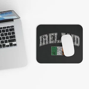 Ireland Flag Mouse Pad (Rectangle), Distressed Faded Graphic Print - Picture 1 of 5
