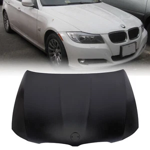 For 2009-2012 BMW 328i 335d Sedan Hood Panel Primed Steel # 41617153940 - Picture 1 of 11