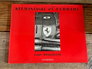 Louis Klemantaski & Ferrari 1st Edition Auto Mobile Book 1991 ~ No 992 Italy - Picture 1 of 18