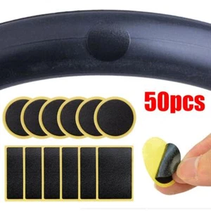 1-50*Bike Bicycle Rubber Tube Tire Tyre Cold Patch Repair Kit Puncture Repair US - Picture 1 of 14