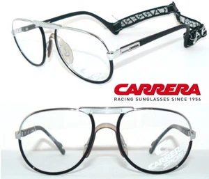 CARRERA BRILLE SCHWARZ SILBER 5511 SONNENBRILLE HERREN 5544 DAMEN BRILLENBAND - Bild 1 von 8