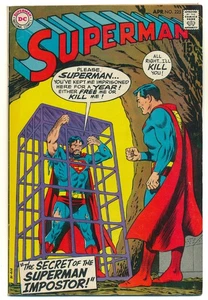 DC Comics The Secret of the Superman Imposter! Comic Issue #225 5.0 VG/FN 1970 - Picture 1 of 2