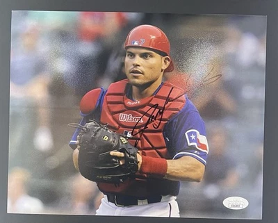 Ivan Rodriguez Signed 8x10 JSA Texas Rangers - Image 1 of 2