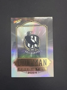 2024 AFL Select Gold Coleman Predictor Collingwood 057/315 - Picture 1 of 2