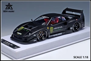 Ferrari F40 LBWK (MONSTER Energy Decals) [BBA Model] 1/18 scale - Picture 1 of 7