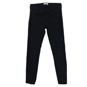 L'Agence Brigitte Mid Rise Skinny Stretchy Jeans Size 25 Black Zipper Closure - Picture 1 of 11