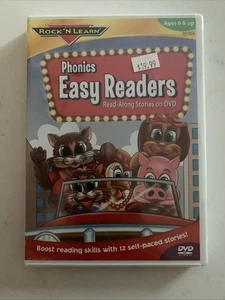 Rock N Learn DVD Phonics Easy Readers Read Along Stories On Dvd 2005 Sealed New - Imagen 1 de 4