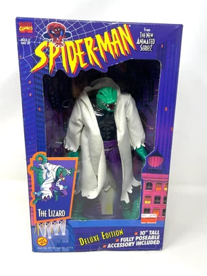 Figura de acción posable de lujo Marvel Comics Spider-Man The Lizard 1994 ToyBiz Foto 1 de 4
