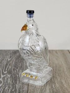 Jarra de vidrio artístico transparente Eagle Whiskey Bourbon - Vajilla patriótica - Imagen 1 de 7