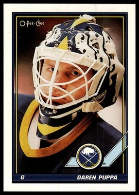 1991-92 O-Pee-Chee #333 Daren Puppa - Image 1 of 2