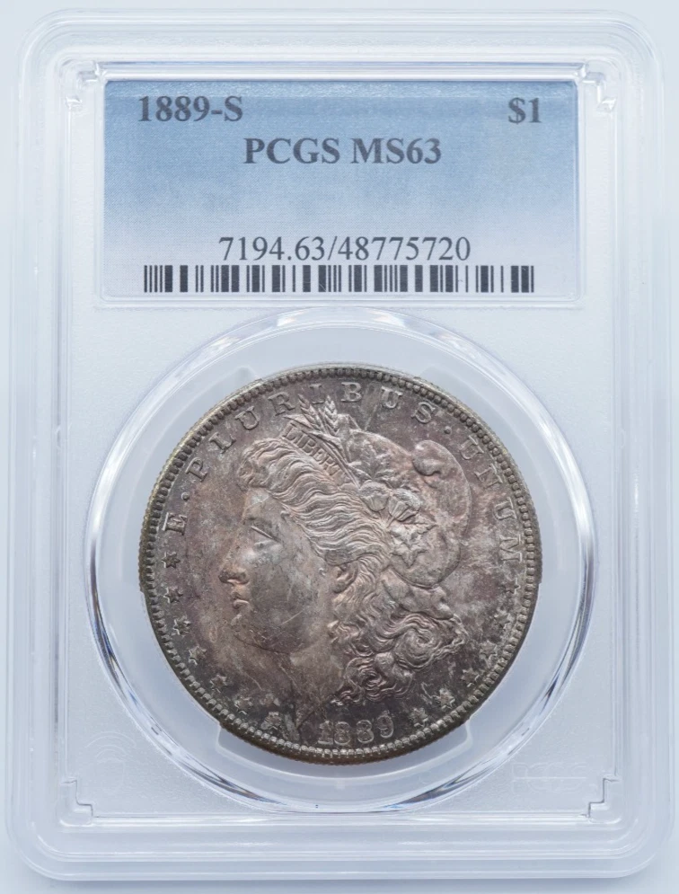 MS 63 Graded 1889 Year Morgan US Dollars (1878-1921) for sale | eBay