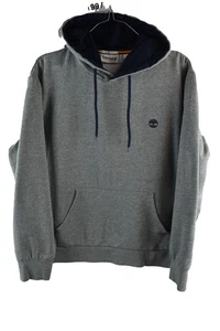 TIMBERLAND Grey Hoodie size L Mens Regular Fit Pullover Jumper Casual Outdoors - Picture 1 of 8