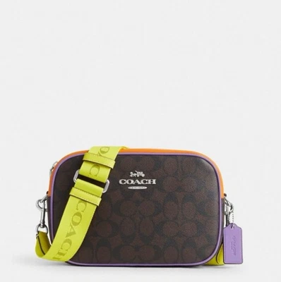 NWT COACH Jamie Camera Bag In Color Block  Signature Cl424 - Image 1 of 4