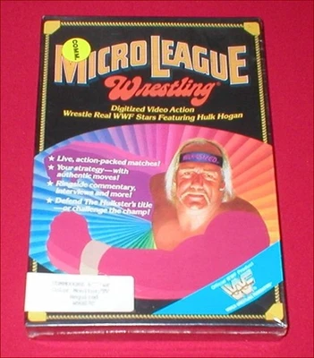 WWF WWE Hulk Hogan Micro League Wrestling for Commodore 64 C64 128 Computer NEW - Image 1 of 4
