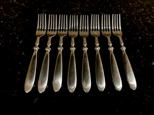 Tenedores de cena cubiertos de acero inoxidable satinado Cambridge Townhouse 7 3/4" (juego de 8) - Imagen 1 de 1