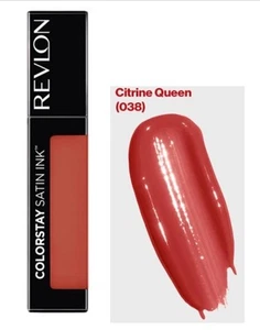 Revlon ColorStay Satin Ink Liquid Lipstick 038 Citrine Queen 0.17oz BRAND NEW - Picture 1 of 5