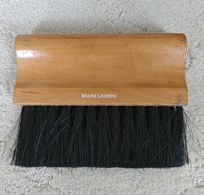 Vintage Ralph Lauren Wooden Brush Bristles Clothing Shoe Natural Wood Handle VTG - Image 1 of 4