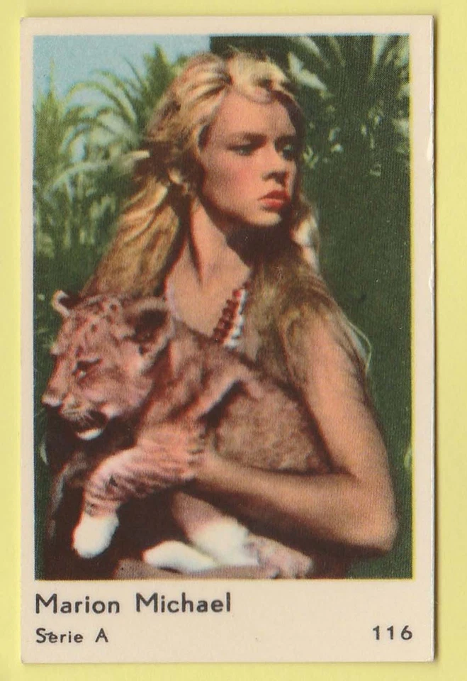 1958 Swedish Dutch Film Star Card Star Serie A #116 Actress Marion Michael - Image 1 of 1