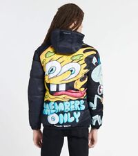 RARE Members Only x Nickelodeon S SpongeBob Squarepants Puffer Jacket Limited