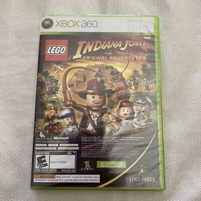 (SEALED)LEGO Indiana Jones & Kung Fu Panda (Xbox 360) Complete 2-Disc Set - Image 1 of 4