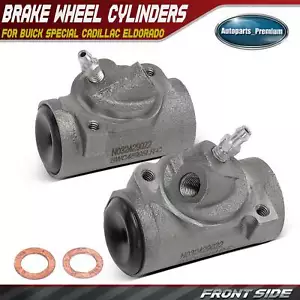 2Pcs Front Drum Brake Wheel Cylinder for Chevy Malibu Camaro Buick Cadillac GMC - Picture 1 of 9