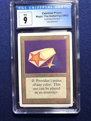 MTG Unlimited Celestial Prism CGC 9 Mint 1993 - Image 1 of 4