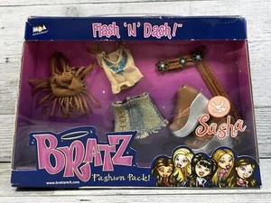 BRATZ FLASH 'N' DASH FASHION PACK - (Sasha) - MGA 2003 - NEU/SEALED - Bild 1 von 5