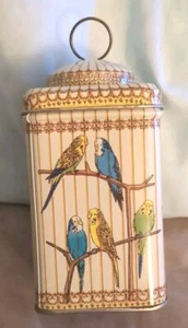 Vintage Bird Cage Tin Container Keller-Charles of Philadelphia Kurki Artwork - Picture 1 of 7