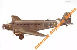 AVIATION ART WW2 GERMAN LUFTWAFFE JUNKERS Ju 52/3m TRIMOTOR KGzbV FALLSCHIRMJAGE - Picture 1 of 1