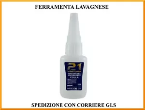 Colla21 colla istantanea universale professionale cianoacrilato 20g non secca - Foto 1 di 3