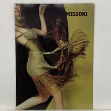 1998 Missoni 2 page Print Ad Angela Lindvall Legs Spring Fashion Vintage Art