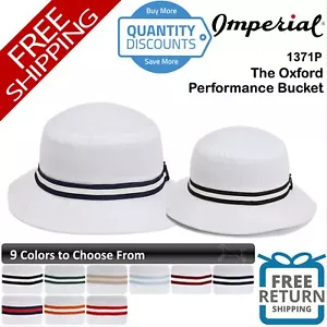 🔥 Imperial Men The Oxford Performance Sweatband Bucket Hat Upf 50+ 1371p - Picture 1 of 10