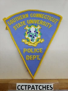 SOUTHERN CONNECTICUT STATE UNIVERSITY POLICE SHOULDER PATCH CT - Picture 1 of 2
