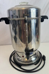 DeLonghi Ultimate Coffee Urn 20-60 Cup Capacity Model DCU72 Steel Less Steel - Picture 1 of 13