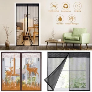 Fliegengitter Tür Insektenschutz Magnetisches Moskitonetz Insektenschutz Fenster - Bild 1 von 20