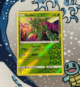 Scyther 4/168 Reverse Holo Sun & Moon Celestial Storm Pokemon Card 2018 NM/LP - Picture 1 of 3