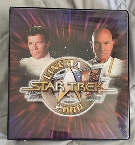 STAR TREK CINEMA COLLECTION 2000 MINI MASTER SET W/ BINDER Skybox - Picture 1 of 14