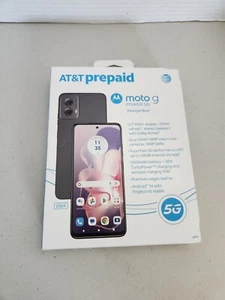 Motorola Moto G Power 5G 2024, 128GB, Midnight Blue At&t Prepaid Smartphone READ - Picture 1 of 5
