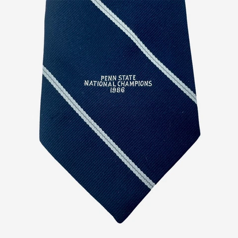 Vintage Penn State University Football 1986 National Champions Men's Tie Cover
