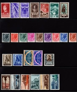 Repubblica - 1953 - Posta Ordinaria - Annata completa nuova (MNH) - 27 valori - Imagen 1 de 2