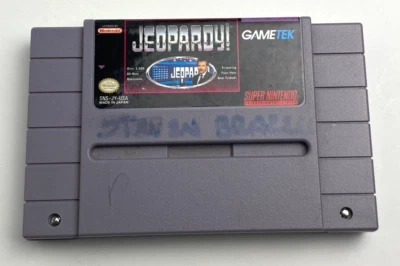 JEOPARDY! - SNES GAME -  GAME ONLY - Image 1 of 2