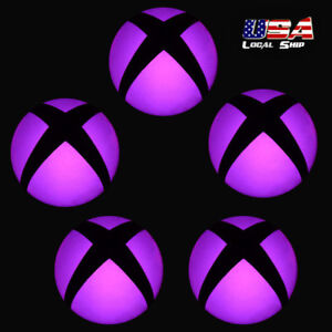 Logo Power Button Decal Colorful LED Skin Sticker for Microsoft Xbox One Console