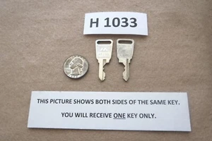 Honda NOS ignition key pre-cut # H 1033 H1033 for 1960's '70's Hondas Z50 CT70 + - Bild 1 von 2