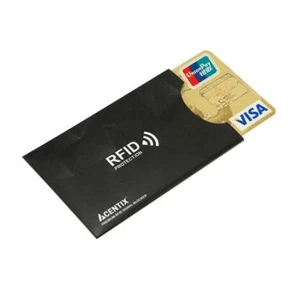 Contactless Payment Credit Card Shield Blocker RFID Blocking  Protection Sleeve - Picture 1 of 2