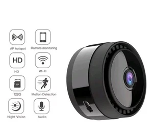 Mini-Kamera HD 1080P Überwachungskamera Außen WiFi kleben Nachtsicht Camera neu - Bild 1 von 9