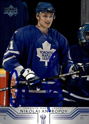 Nikolai Antropov - Signed 2001-02 Upper Deck Card #397 - Image 1 of 2