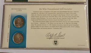 Connecticut P&D State Quarter 1999 cubiertas de primer día - EE. UU. como nuevo  - Imagen 1 de 1