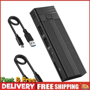Boîtier de disque dur PCIe M.2 USB 3.2 Gen 2 NVMe/SATA boîtier de disque dur mobile 10 Gbps - Photo 1/12