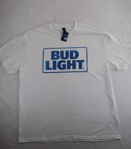 Camisa Bud Light Para Hombres 2XL Blanca Eminem Juegos con disfraces Halloween Rap Hip Hop - Imagen 1 de 8