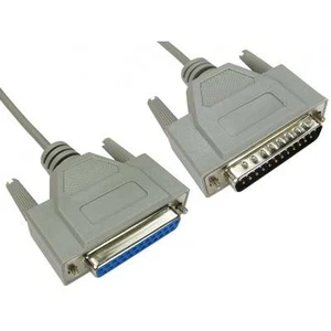 NEW 5M HEAVY DUTY HQ ECP OR SERIAL D25M-D25 25 PIN MALE - FEMALE ALL WIRES CABLE - Picture 1 of 1